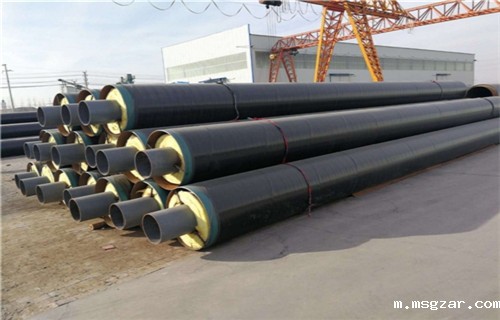 钢套钢保温直埋管 钢套钢保温直埋管